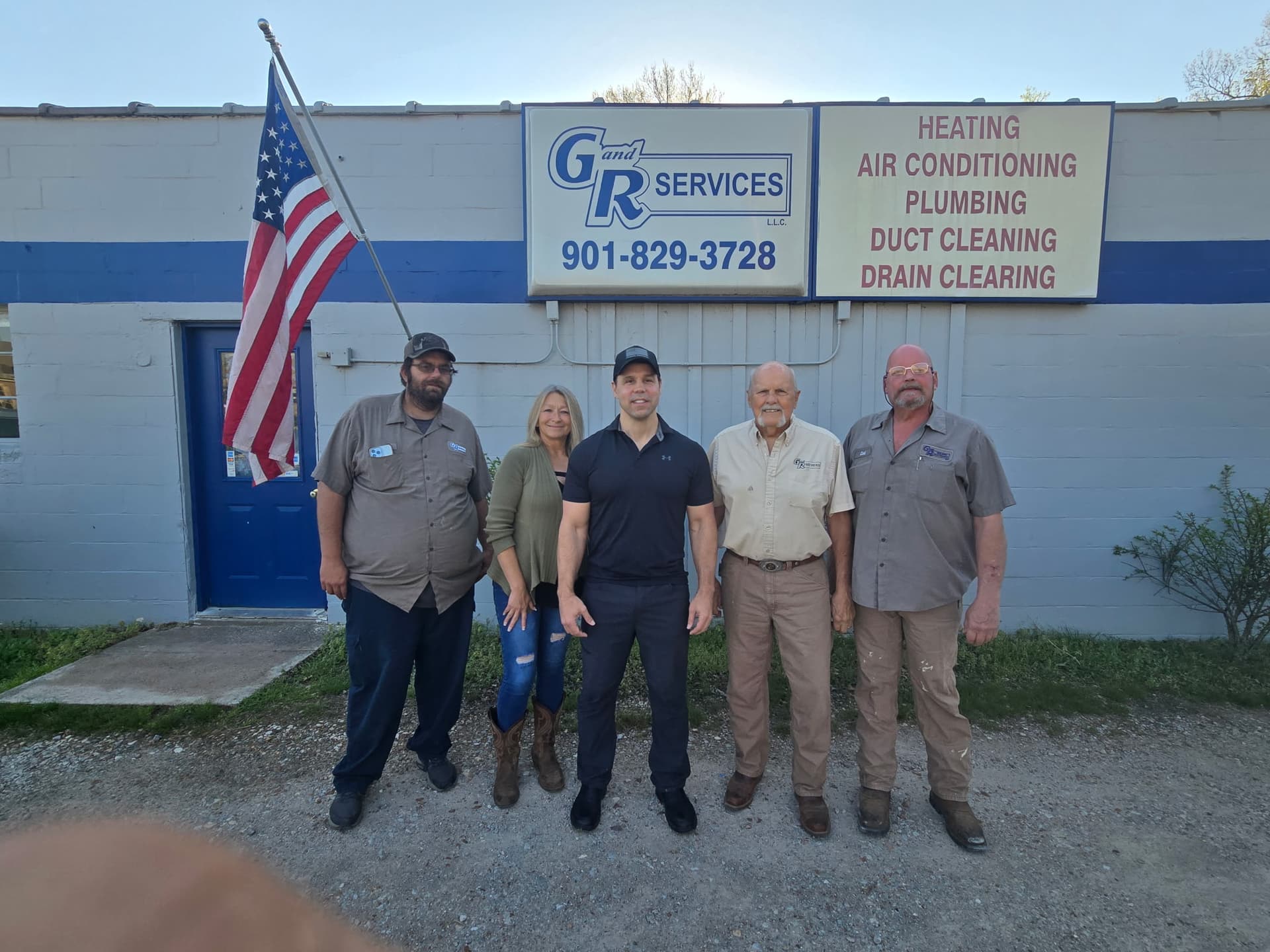 Chad Moeller with the G&R Services team, Sky Ridge Digital's first client